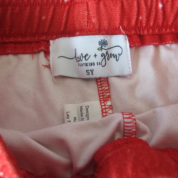 Love + Grow Girl's Pajama Gown Set Holiday Christmas Size 5Y EUC - Picture 8 of 9